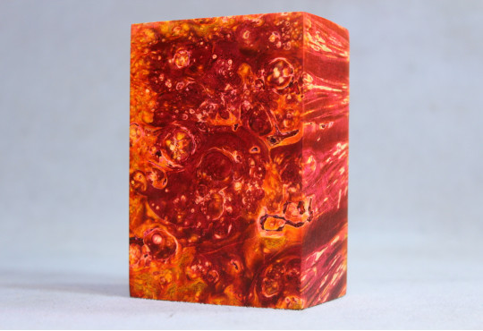 Stabilized Maple Burl Wood Mod Block